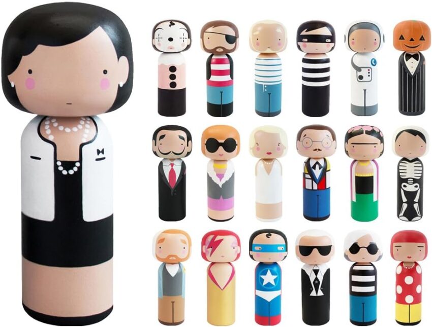 Figurine En Bois Kokeshi – Lucie Kaas