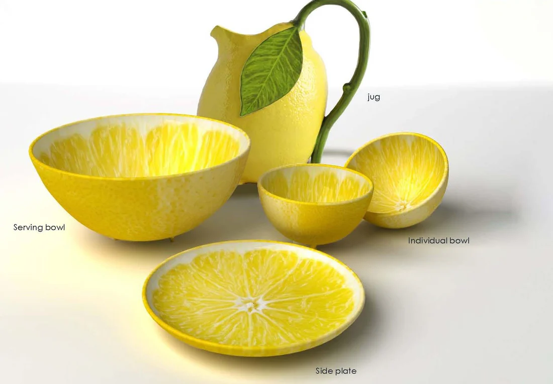 Assiette à Desert Citron – Bordallo Pinheiro