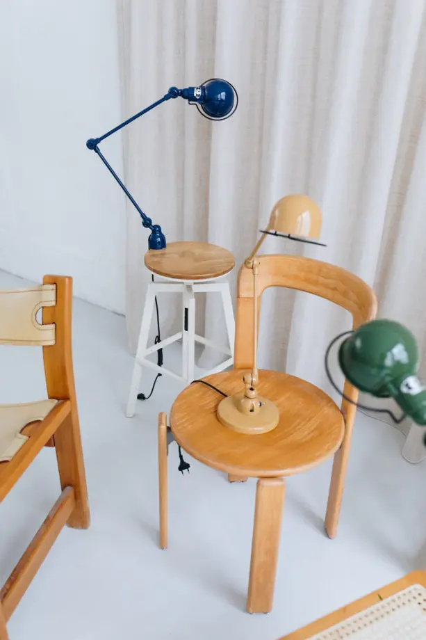 Lampe Signal SI333 Bleu Saphir &#8211; Jieldé