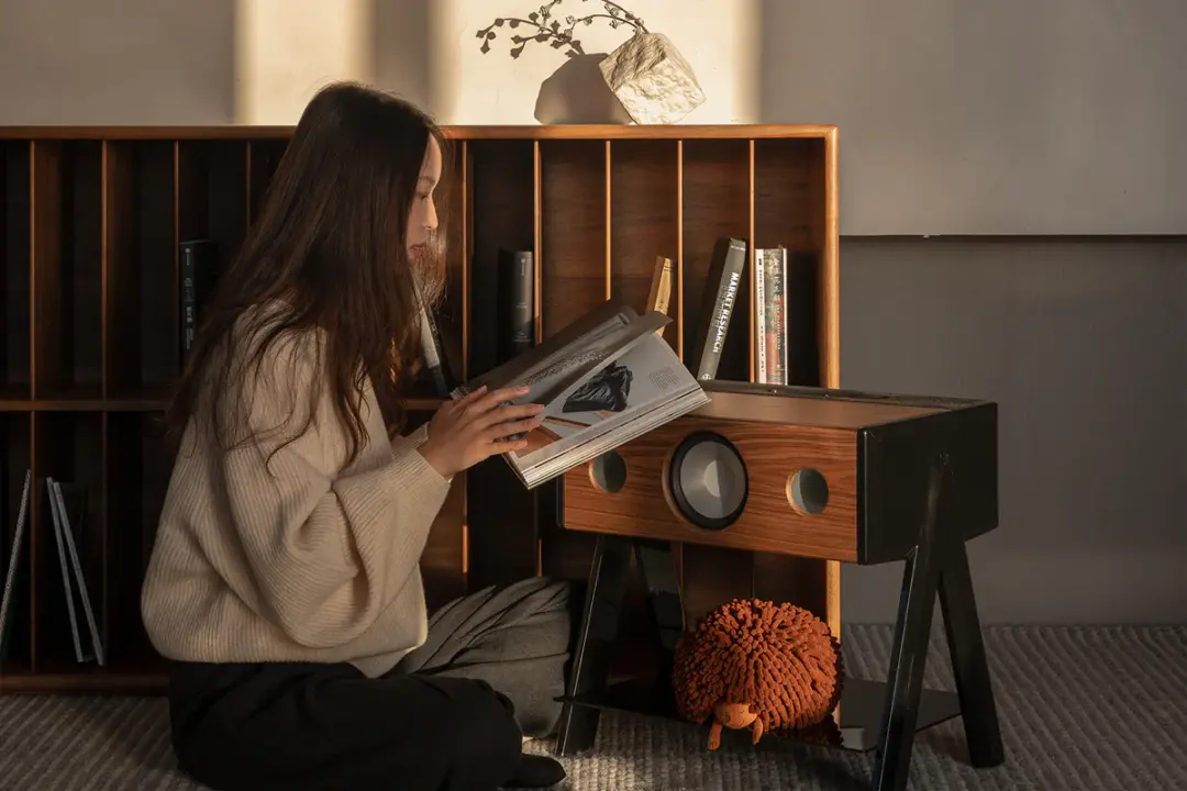 Enceinte Cube Woody &#8211; La Boite Concept