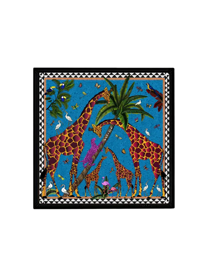 Tray Giraffe Blue 16cm &#8211; Ortigia Sicilia