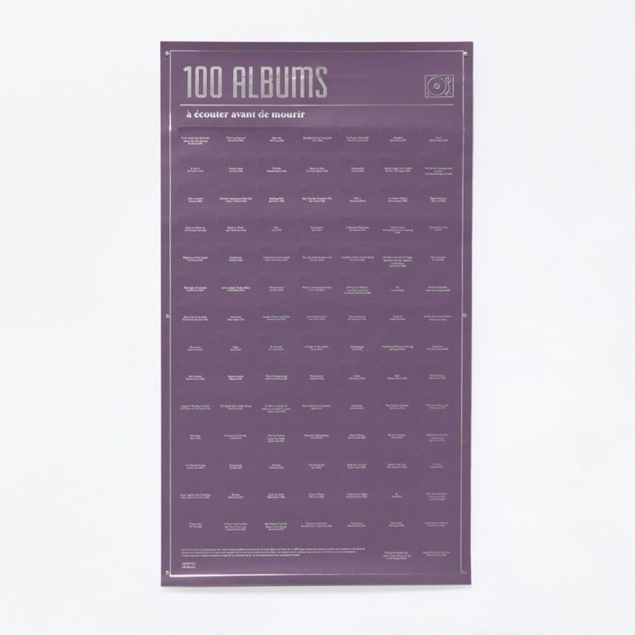 Affiche 100 Albums &#8211; Doiy