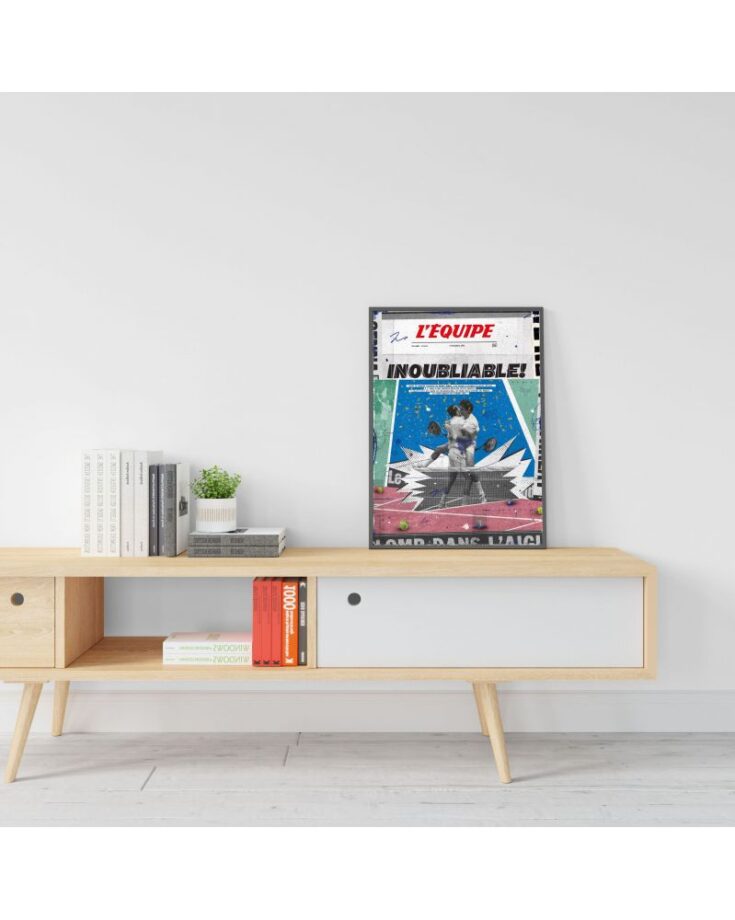 Affiche L&rsquo;Equipe Coupe Davis &#8211; Kubbick (Plakat)