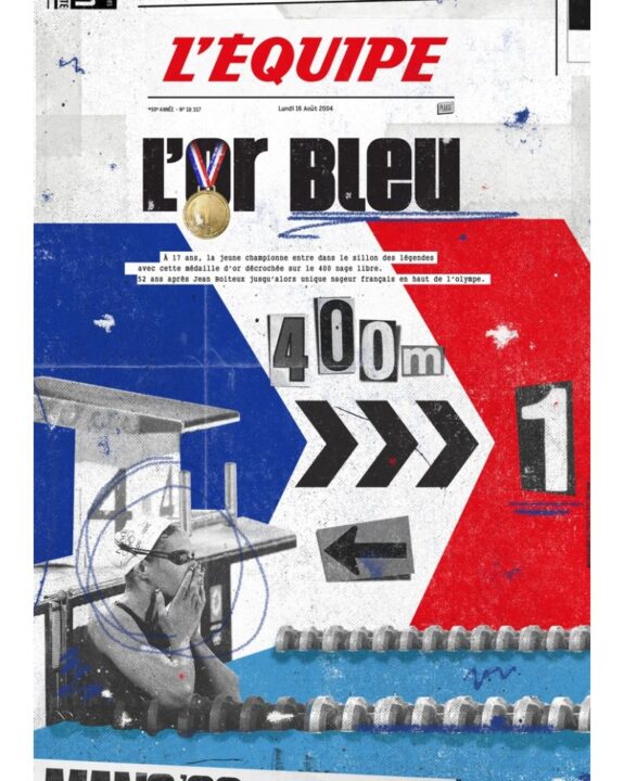 Affiche L’Equipe Manoudou – Kubbick (Plakat)