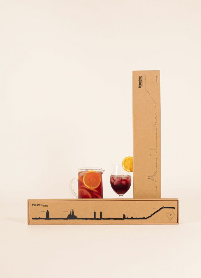 Barcelone 50 cm Noir &#8211; The Line