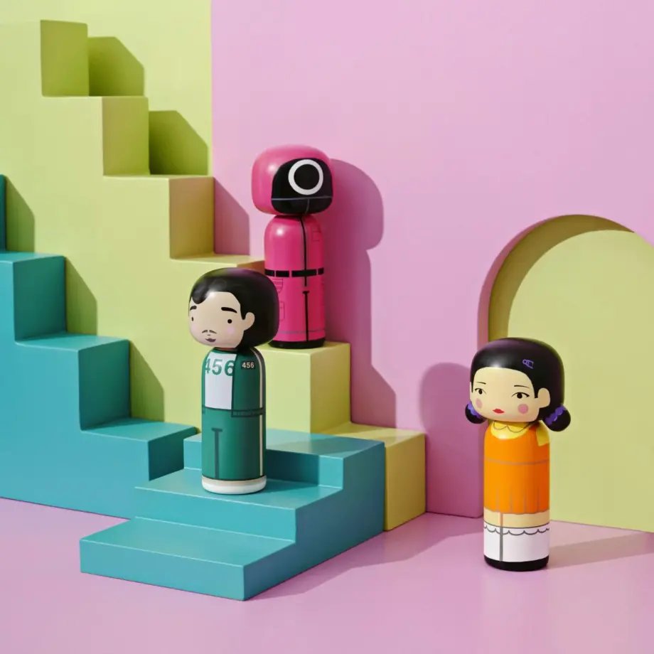Kokeshi Squid Games Joueur 456 &#8211; Lucie  Kaas