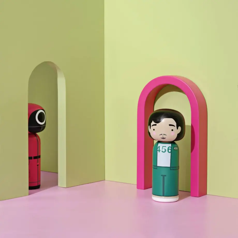 Kokeshi Squid Games Joueur 456 &#8211; Lucie  Kaas