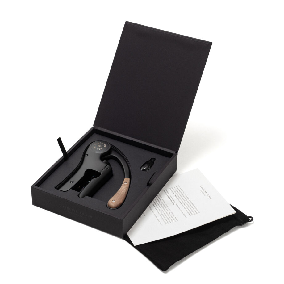 Tire Bouchon Oeno Motion Wood &#038; Black &#8211; L&rsquo;Atelier Du Vin