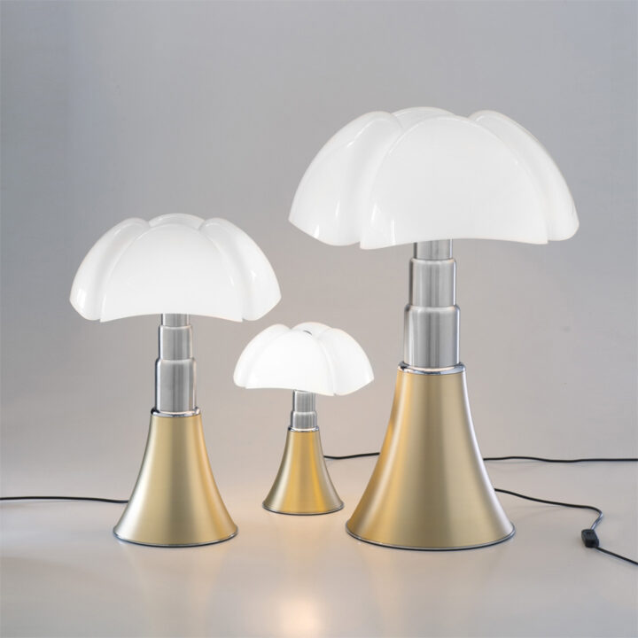 Lampe Pipistrello Laiton Satiné LED – Martinelli Luce