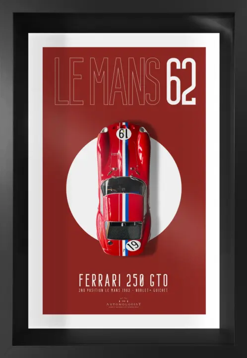 Ferrari 250 GTO Le Mans 62 – 40×60 – The Automologist