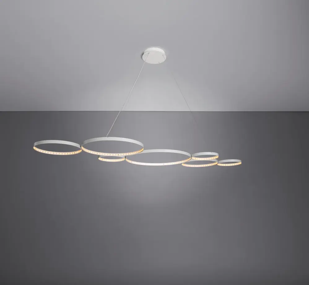 Suspension Ultra 8 Blanche &#8211; Le Deun Luminaires