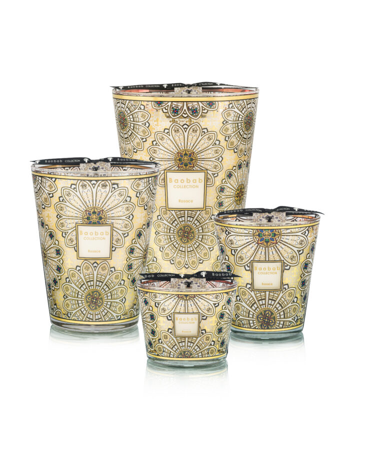 Bougie Rosace &#8211; Baobab Collection
