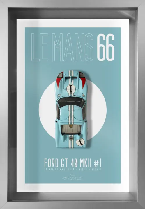 Ford GT40 Le Mans 66 – 40×60 – The Automologist
