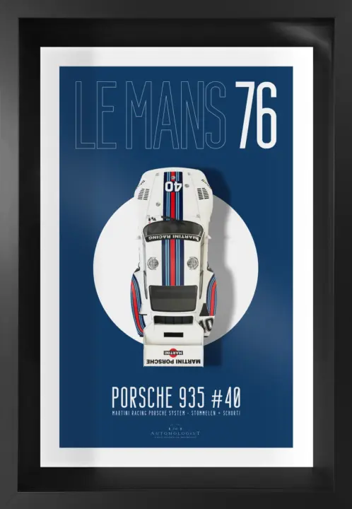 Porsche 935 Le Mans 76 – 40×60 – The Automologist