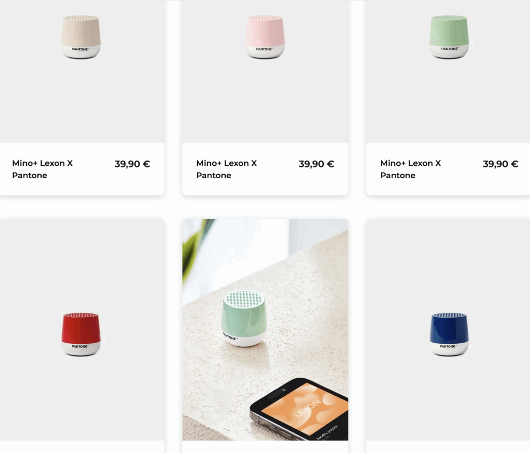 Enceinte Mino+ Pantone – Lexon