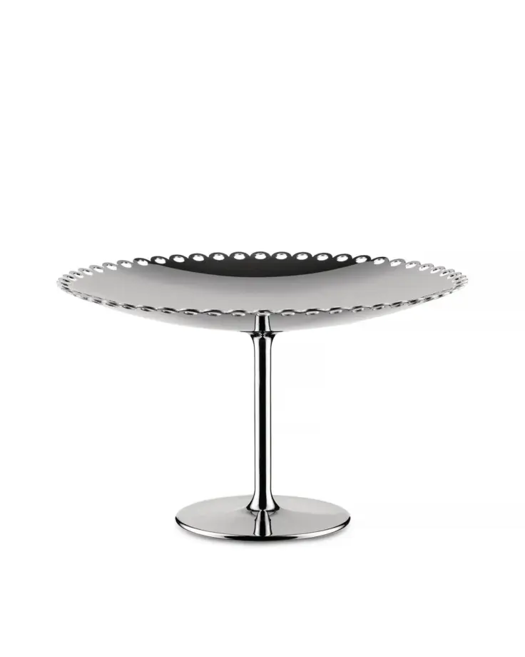 Plat à Gâteau Edges en Acier &#8211; Alessi