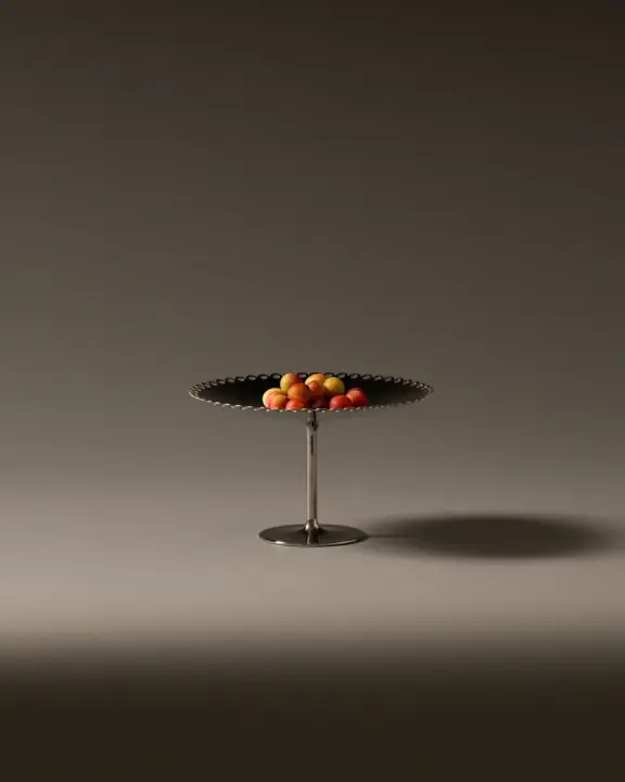 Plat à Gâteau Edges en Acier – Alessi