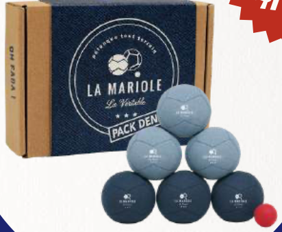 Boules de Pétanque Pack Jean  &#8211; La Mariole