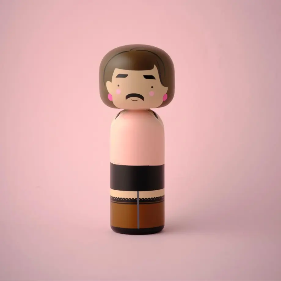 Kokeshi Freddie en Rose &#8211; Lucie  Kaas