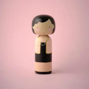 Lucie Kass Kokeshi coco in pink