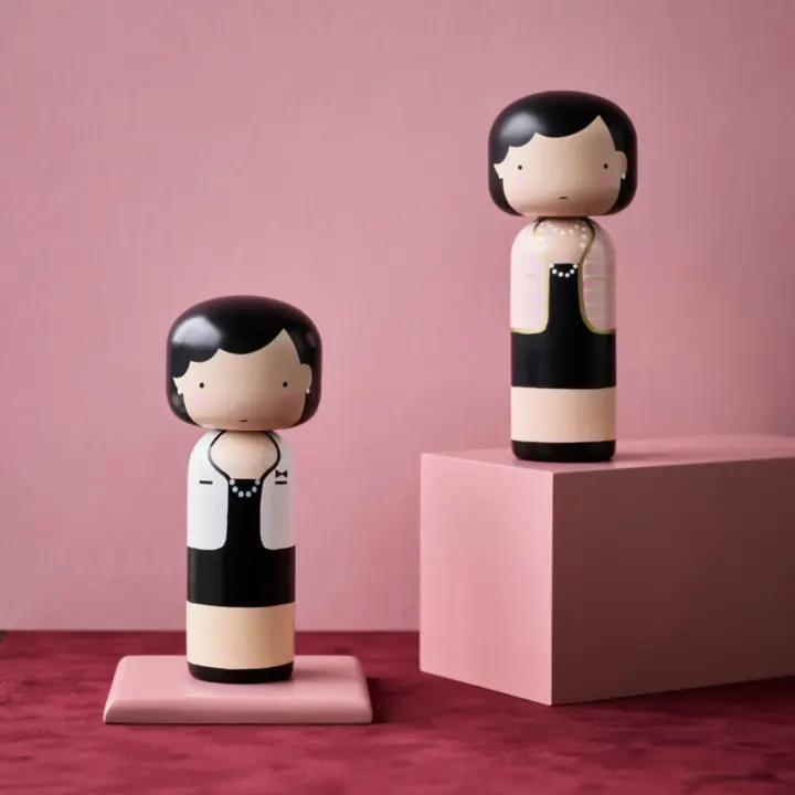 Kokeshi Coco en Rose &#8211; Lucie  Kaas
