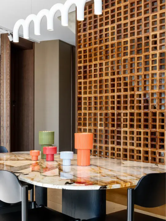 MAMENE Lampe Orange Corail Simone