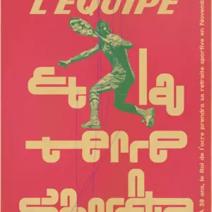 Plakat Affiche L'équipe Vintage Nadal