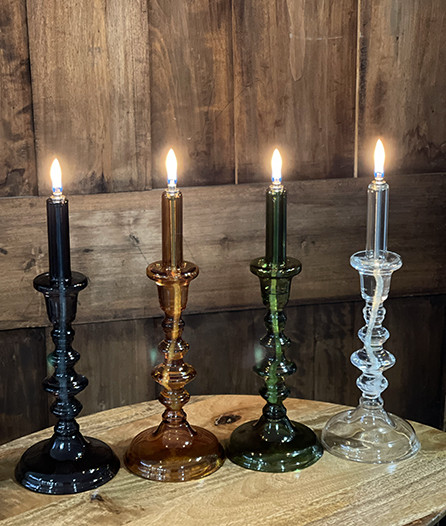 Chandelier à huile N°7 Light Amber de Bazardeluxe, décoration table Noël