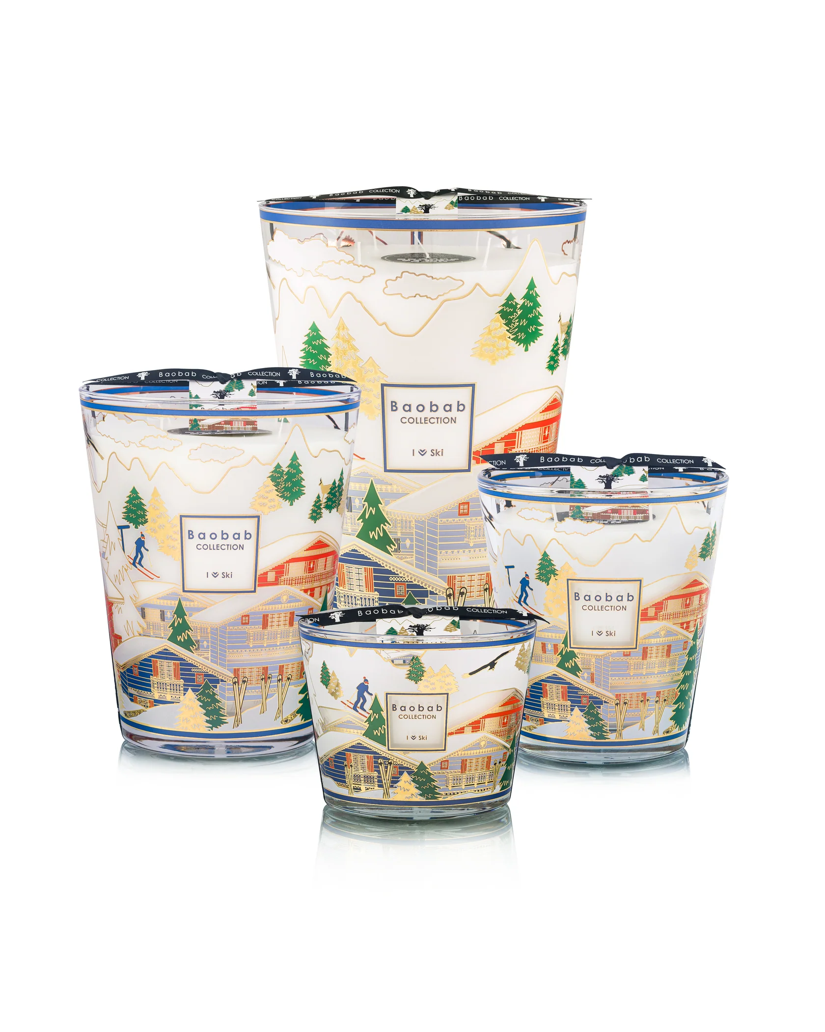Bougie I Love Ski – Baobab Collection