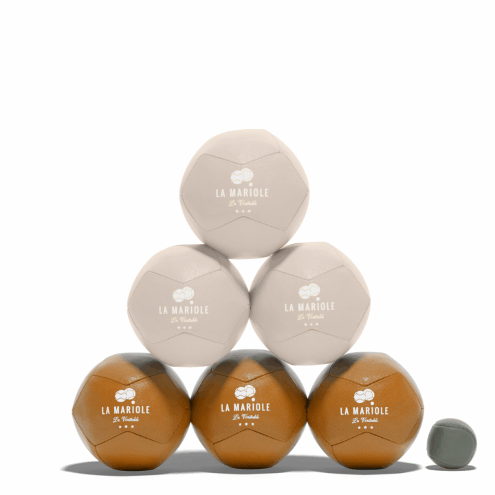Boules de Pétanque Pack Cuir Ginette &#8211; La Mariole