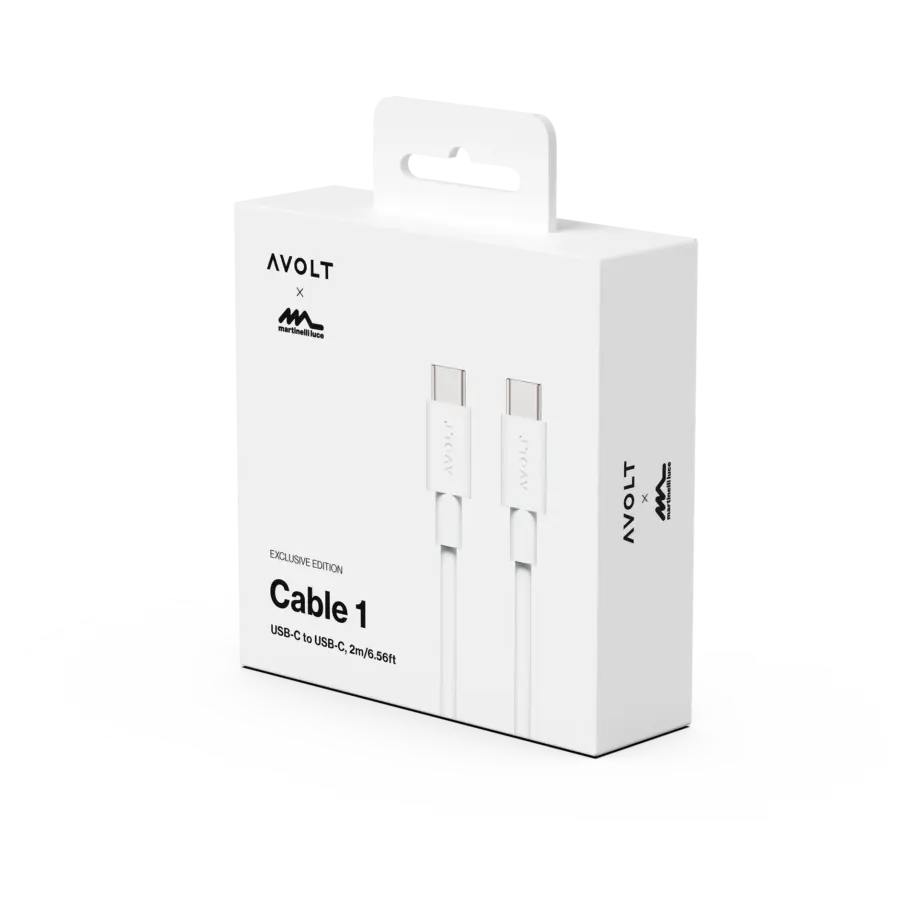 Cable 1 Blanc 2m – AVOLT