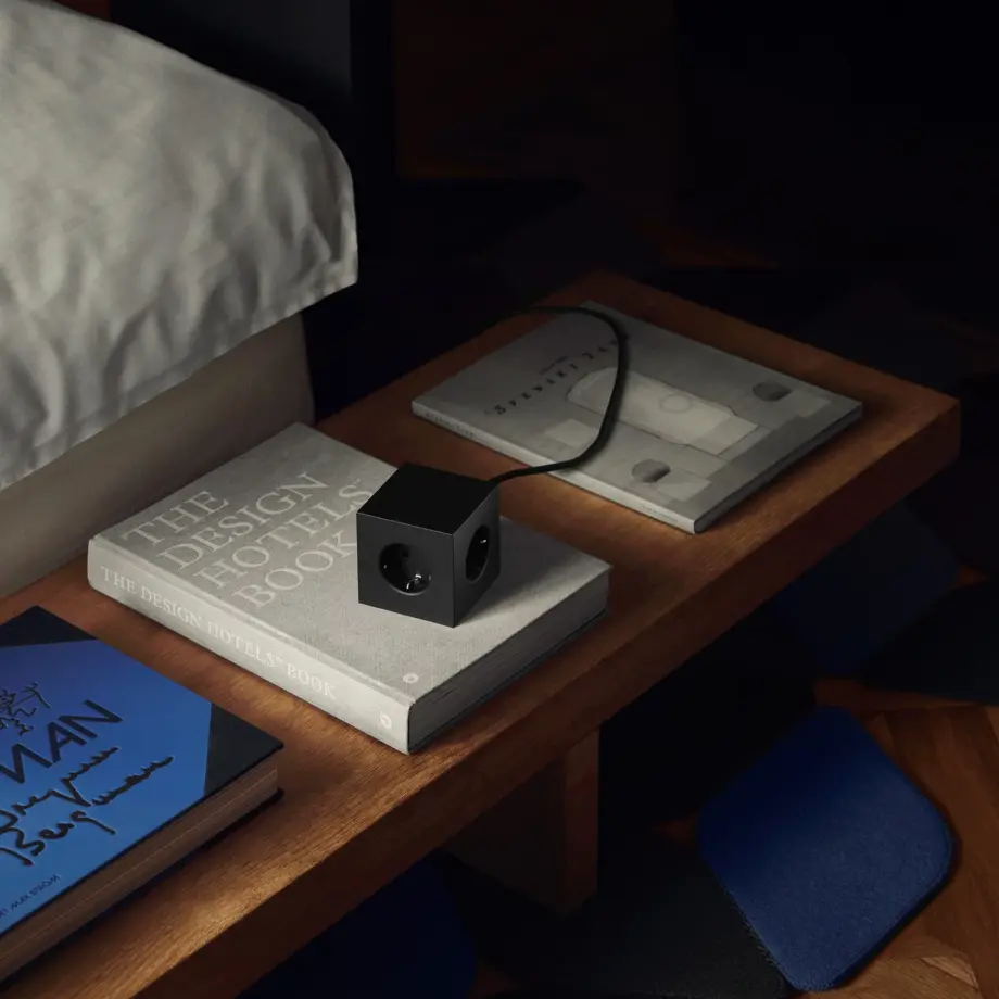 Multiprise avec Cable Square 1 Noir 3m – AVOLT