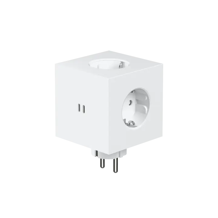 Multiprise Square 2 Blanc – AVOLT