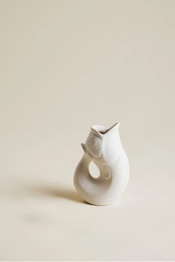 Carafe Glouglou Blanc Mat – Charolles 1844