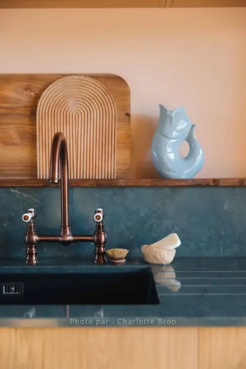 Carafe Glouglou Eucalyptus Brillant- Charolles 1844