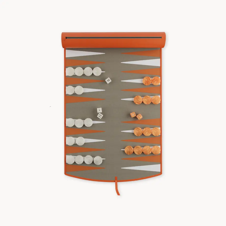 Backgammon de Voyage Deep Amber – MB Heritage
