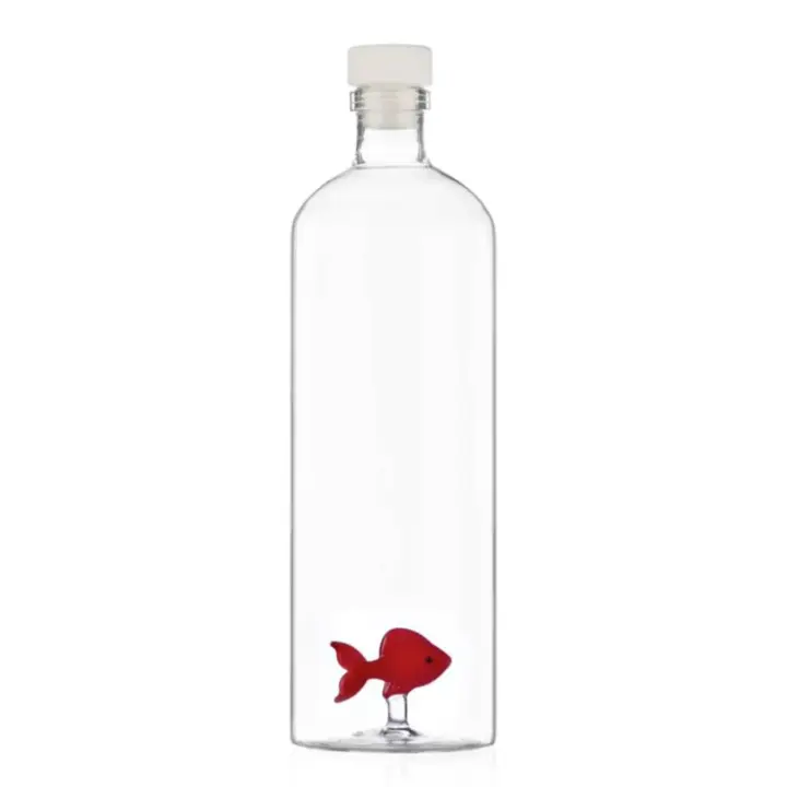 Bouteille en Verre Poisson Rouge – Ichendorf Milano