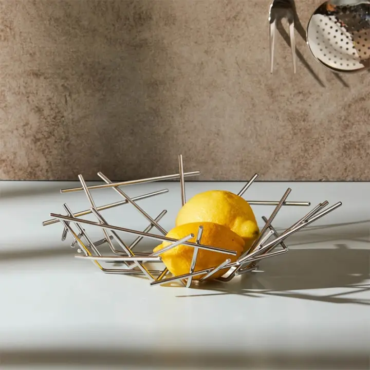 Corbeille design en acier Blow Up – Alessi