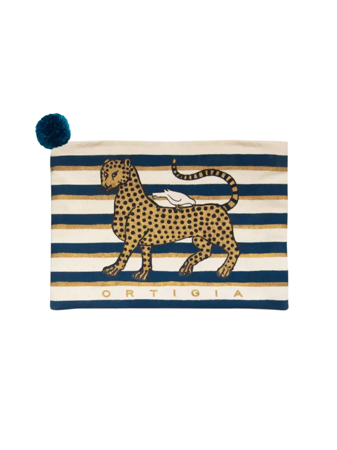 Pochette « Borsetta » Bleue – Ortigia Sicilia & Malaika