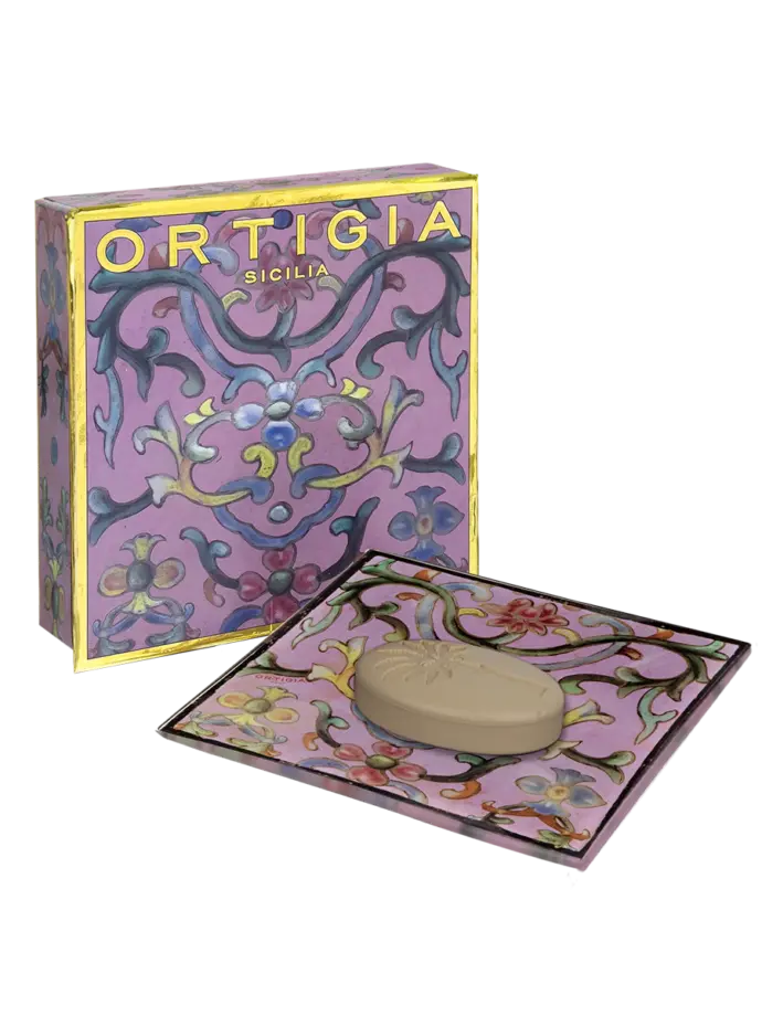 Savon et Porte-savon en Verre « Aragona » – Ortigia Sicilia