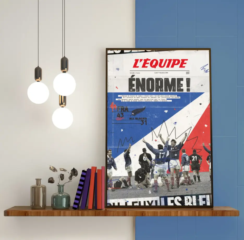 Affiche L&rsquo;Equipe All Black- Kubbick (Plakat)