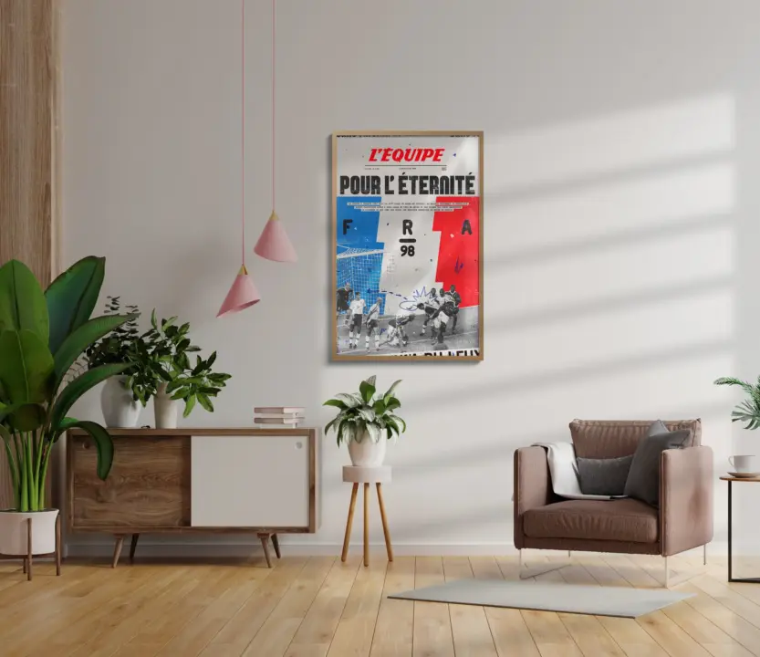 Affiche L&rsquo;Equipe France 98 – Kubbick (Plakat)