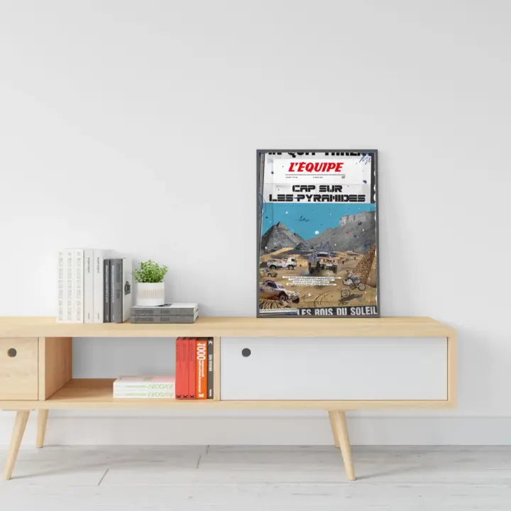 Affiche L&rsquo;Equipe Paris Dakar – Kubbick (Plakat)