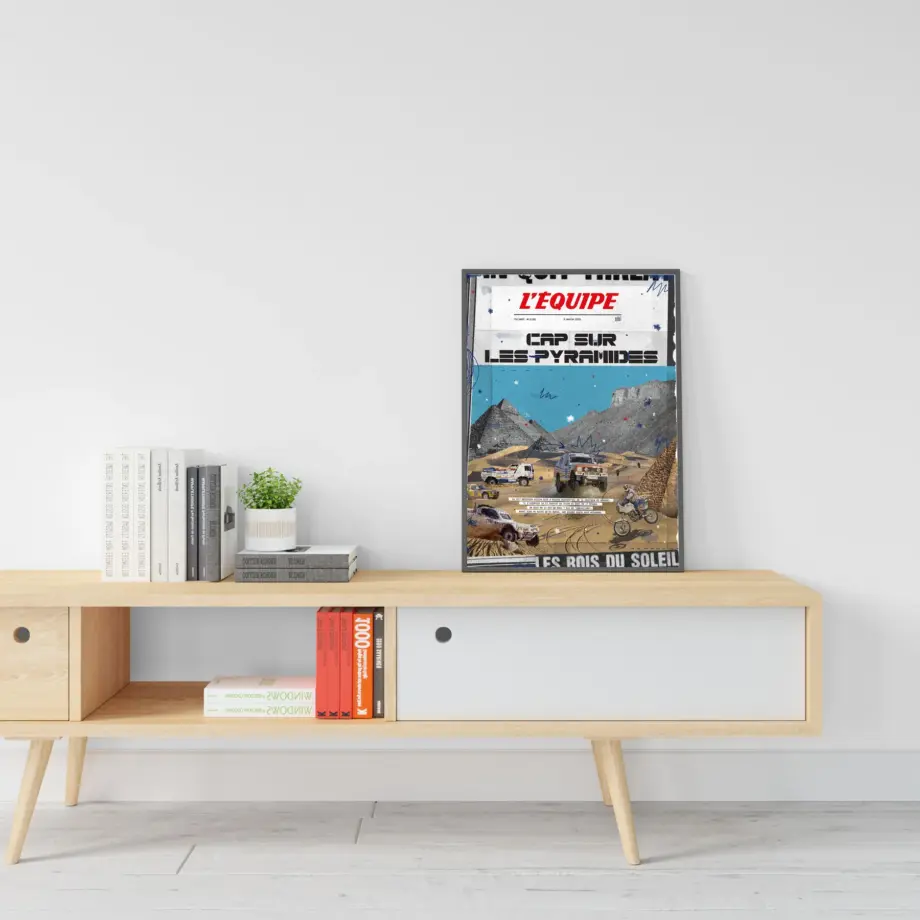 Affiche L&rsquo;Equipe Paris Dakar – Kubbick (Plakat)