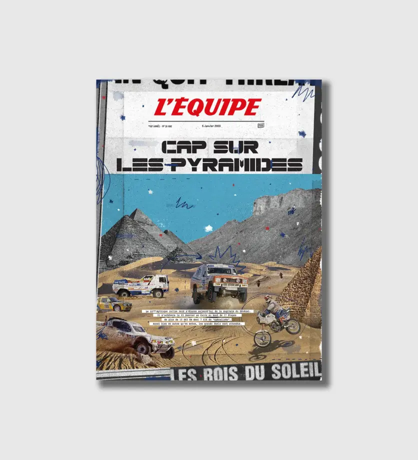 Affiche L&rsquo;Equipe Paris Dakar – Kubbick (Plakat)