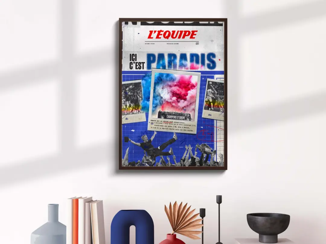 Affiche  » PSG Champion Paradis  » – Kubbick
