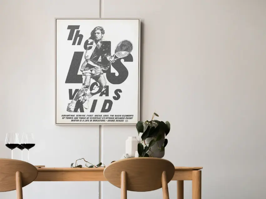 Affiche « La Légende Agassi » –  Kubbick