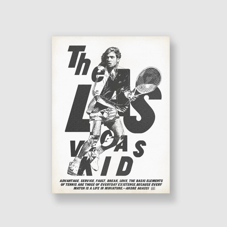 Affiche « La Légende Agassi » –  Kubbick