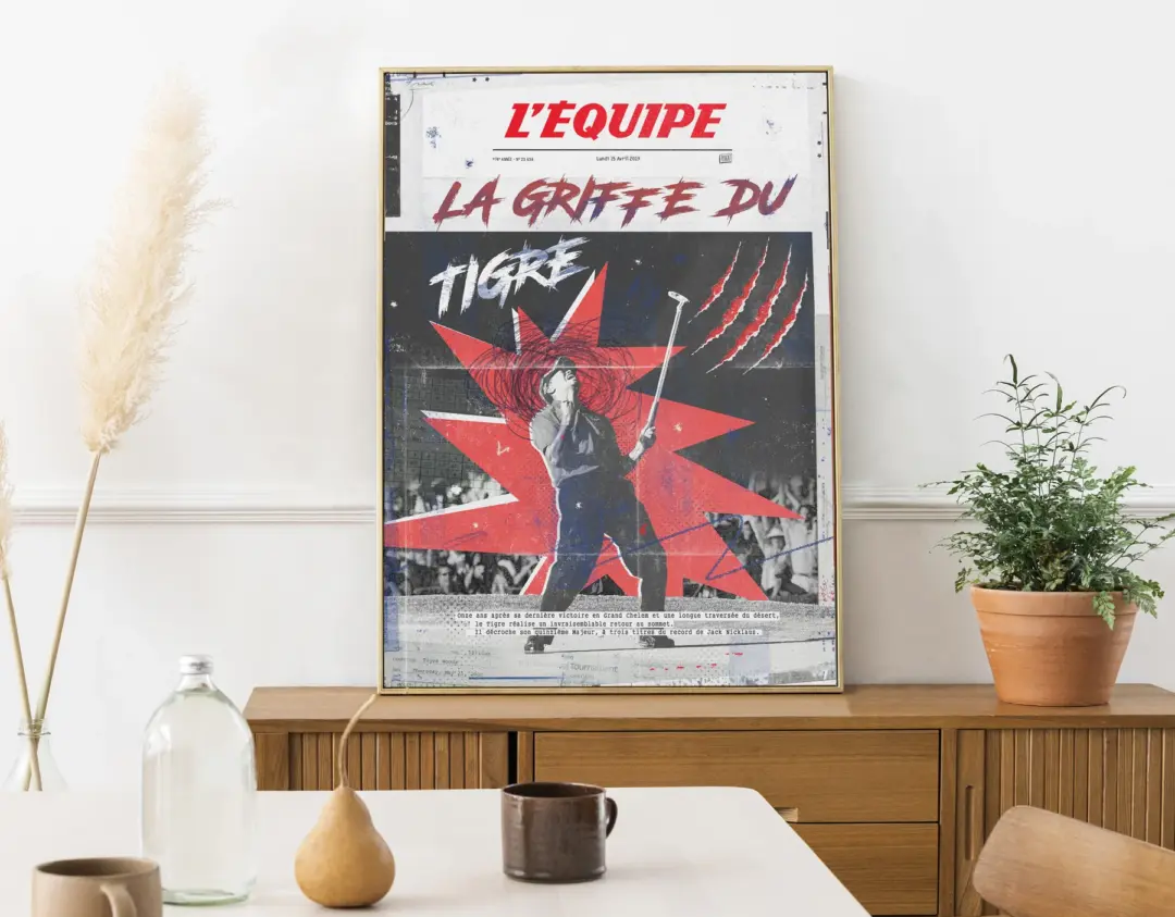 Affiche L&rsquo;Equipe Woods – Kubbick (Plakat)