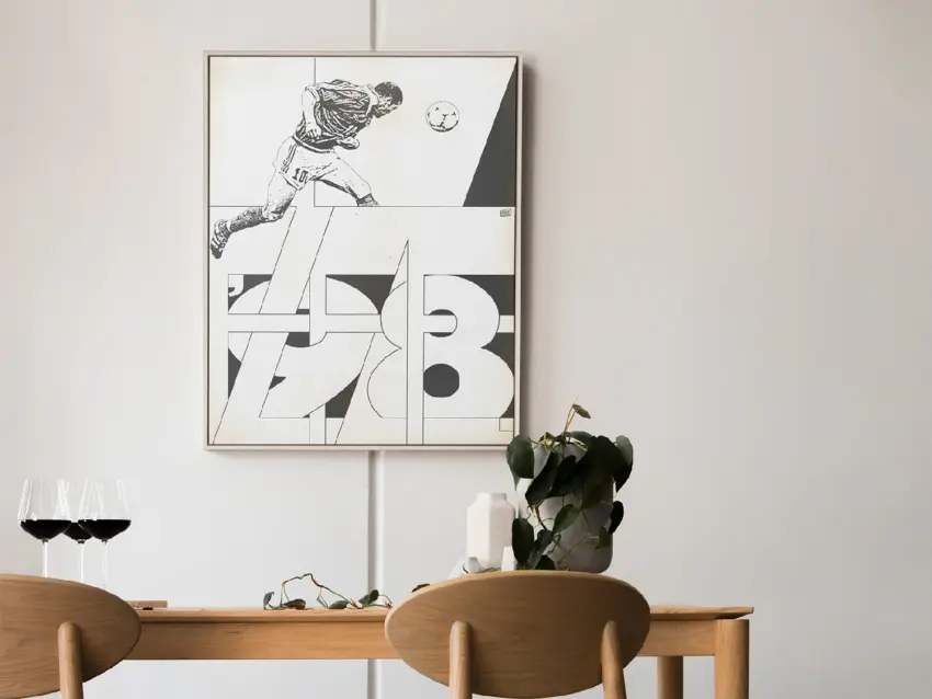Affiche  » Zizou 2  » – Kubbick